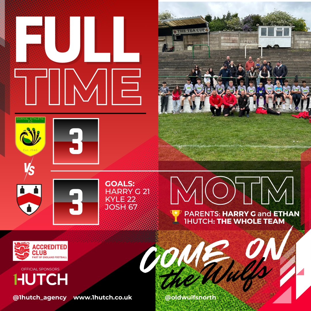 GORNAL ATHLETIC 3 - 3 OLD WULFS