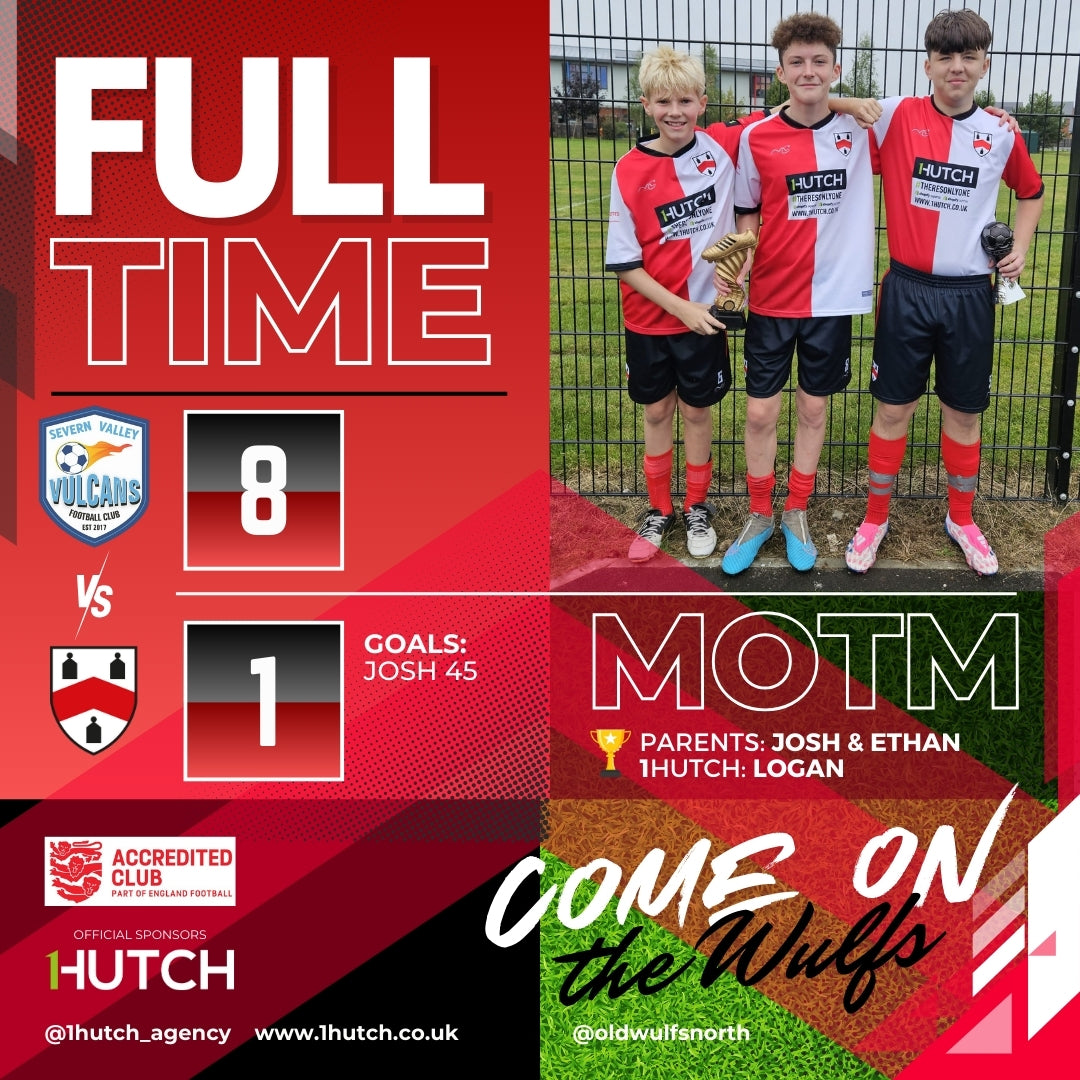 SEVERN VALLEY VULCANS 8 - 1 OLD WULFS